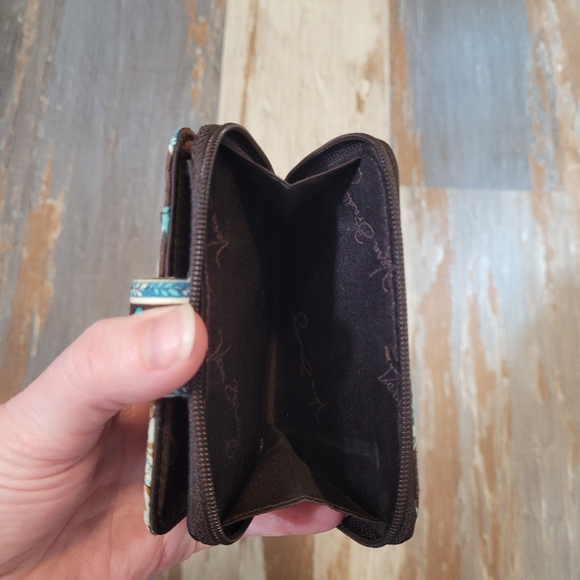 Set of 4 Vera Bradley Weekender Bag With Tote Bag, Purse, & Wallet In Java Blue - Picture 15 of 16